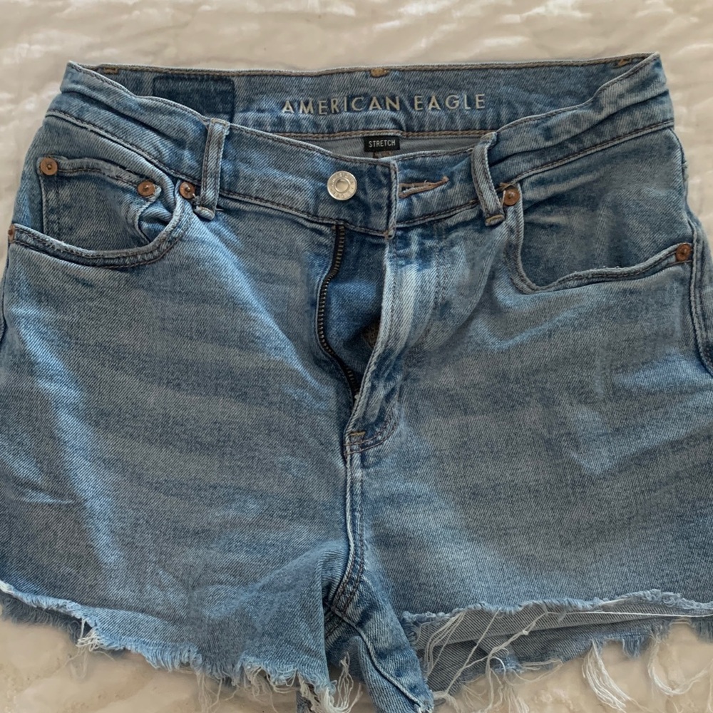 American Eagle Outfitters Light Blue Jean Shorts